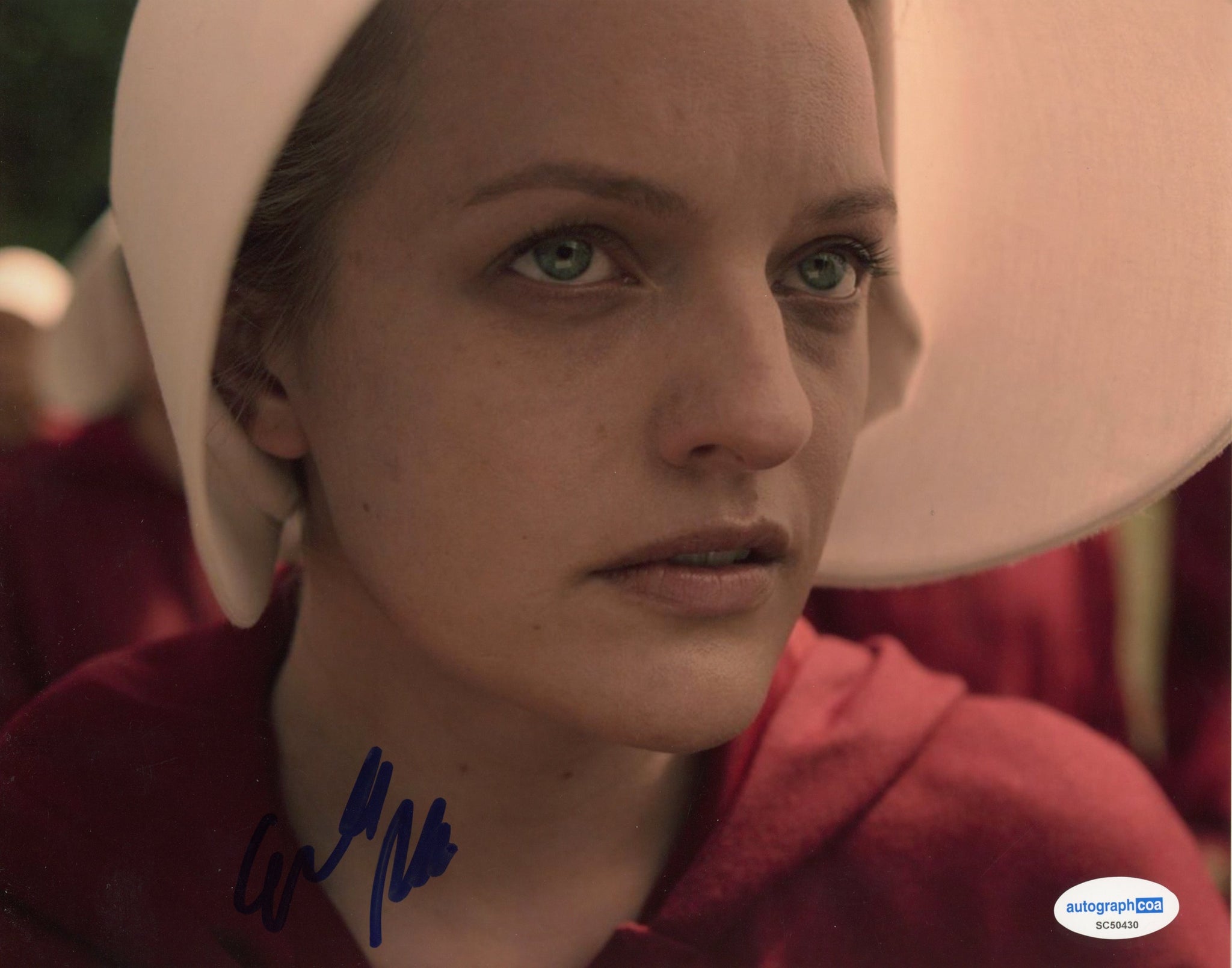 Elisabeth Moss Handmaid's Tale Signed Autograph 8x10 Photo ACOA