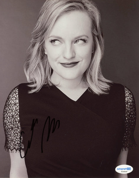 Elisabeth Moss Handmaid's Tale Signed Autograph 8x10 Photo ACOA