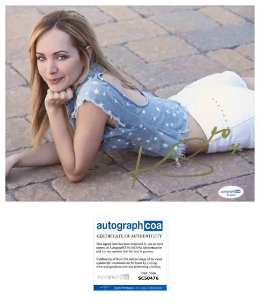 Ksenia Solo Sexy Signed Autograph 8x10 Photo ACOA