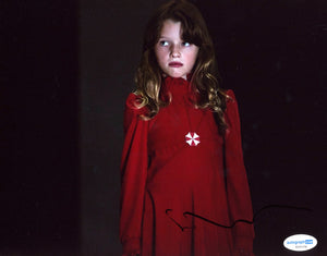 Ever Anderson Resident Evil Signed Autograph 8x10 Photo ACOA