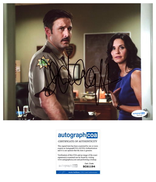 David Arquette Scream Signed Autograph 8x10 Photo ACOA