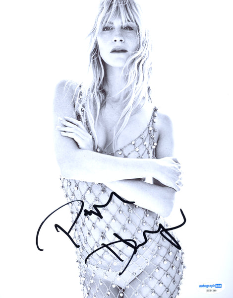 Poppy Delevingne Sexy Signed Autograph 8x10 Photo ACOA