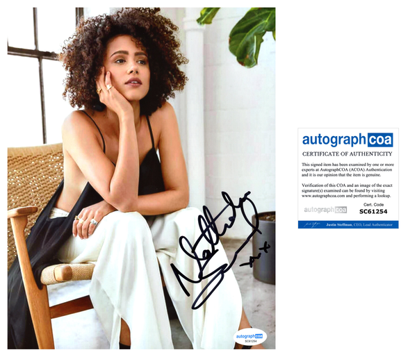 Nathalie Emmanuel Sexy Signed Autograph 8x10 Photo ACOA