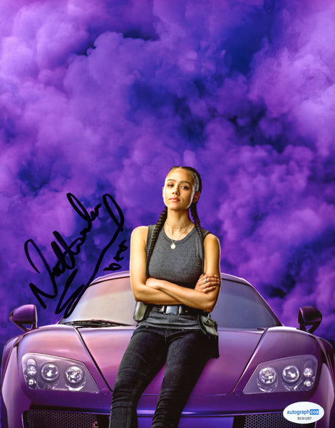 Nathalie Emmanuel Fast and Furious Signed Autograph 8x10 Photo ACOA