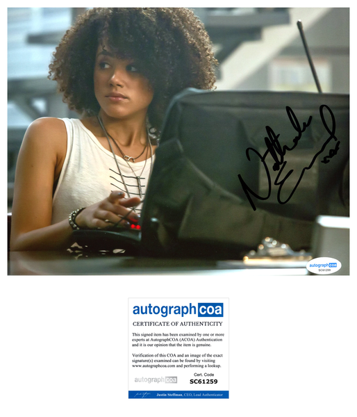 Nathalie Emmanuel Fast and Furious Signed Autograph 8x10 Photo ACOA