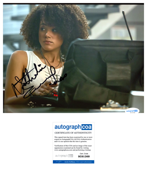 Nathalie Emmanuel Fast and Furious Signed Autograph 8x10 Photo ACOA