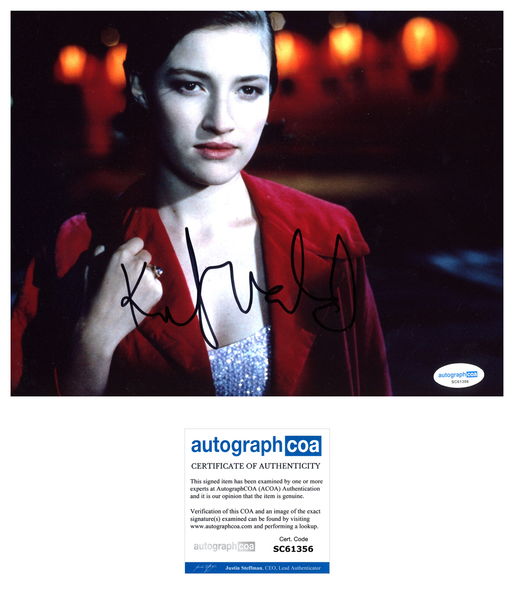Kelly Macdonald Trainspotting Signed Autograph 8x10 Photo ACOA