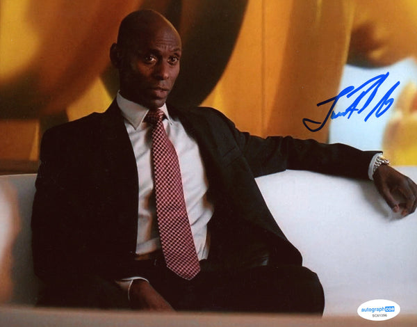 Lance Reddick Fringe Signed Autograph 8x10 Photo ACOA