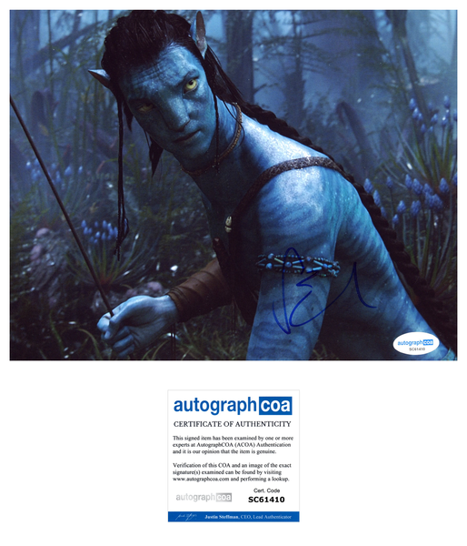 Sam Worthington Avatar Signed Autograph 8x10 Photo ACOA