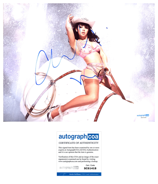 Charli XCX Sexy Signed Autograph 8x10 Photo ACOA