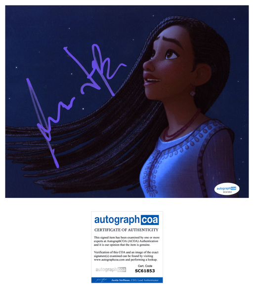 Ariana DeBose Wish Signed Autograph 8x10 Photo ACOA
