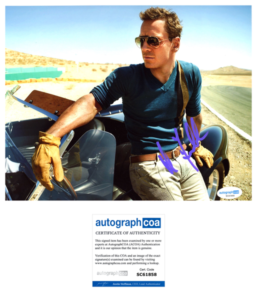 Michael Fassbender Signed autograph 8x10 Photo ACOA