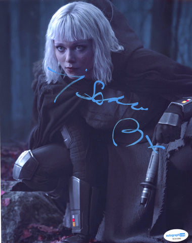 Lily James Cinderella Signed Autograph 8x10 Photo ACOA