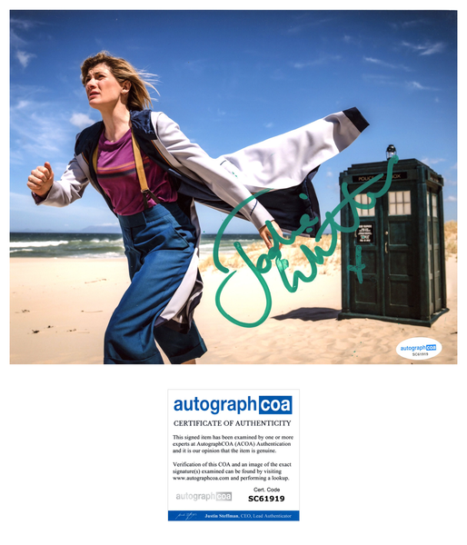 Jodie Whittaker Doctor Who Signed Autograph 8x10 Photo ACOA