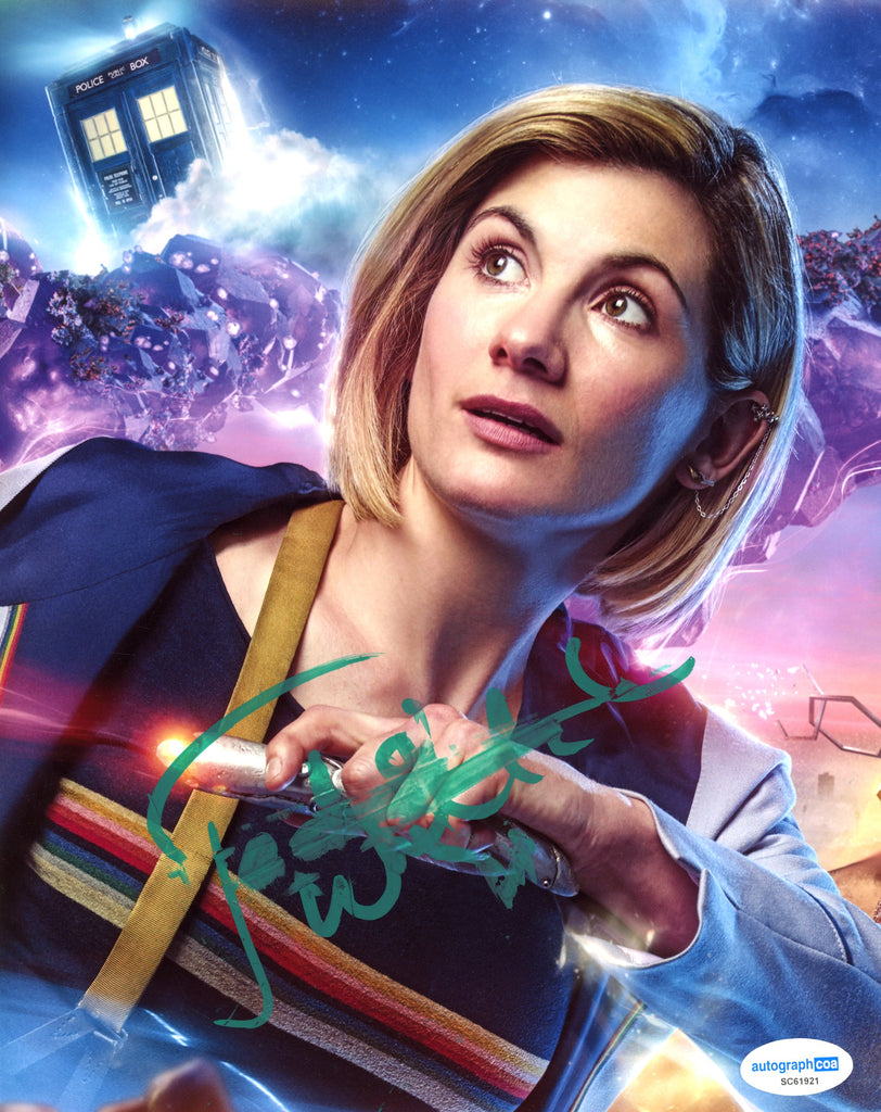 Jodie Whittaker Doctor Who Signed Autograph 8x10 Photo ACOA | Outlaw ...