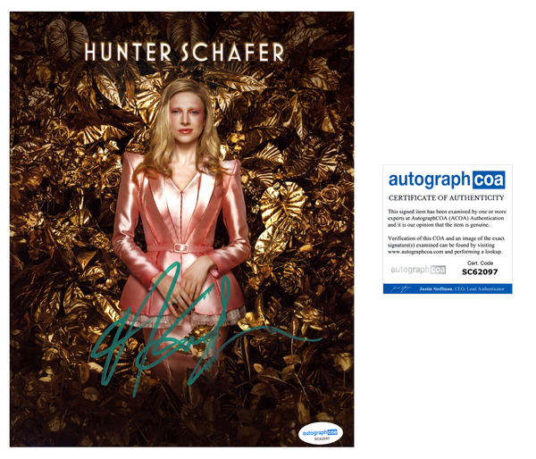 Hunter Schafer Hunger Games Signed Autograph 8x10 Photo ACOA