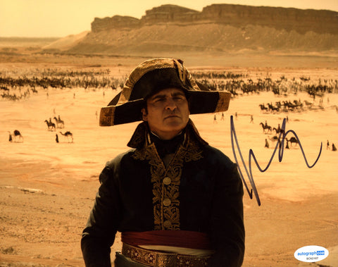 Joaquin Phoenix Napoleon Signed Autograph 8x10 Photo ACOA
