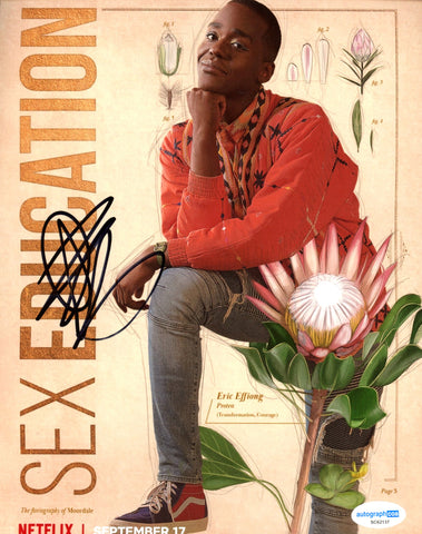 Ncuti Gatwa Sex Education Signed Autograph 8x10 Photo ACOA