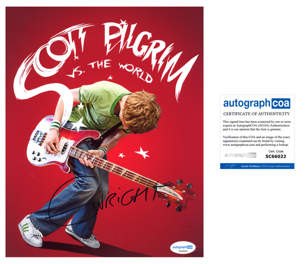 Edgar Wright Scott Pilgrim Signed Autograph 8x10 Photo ACOA