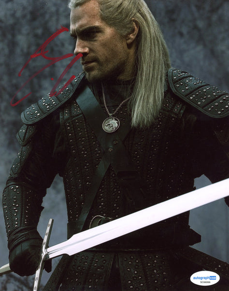 Henry Cavill The Witcher Signed Autograph 8x10 Photo ACOA