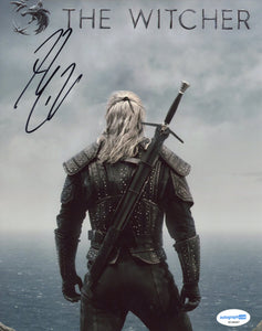 Henry Cavill The Witcher Signed Autograph 8x10 Photo ACOA