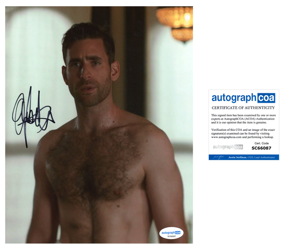 Oliver Jackson Cohen Signed Autograph 8x10 Photo ACOA