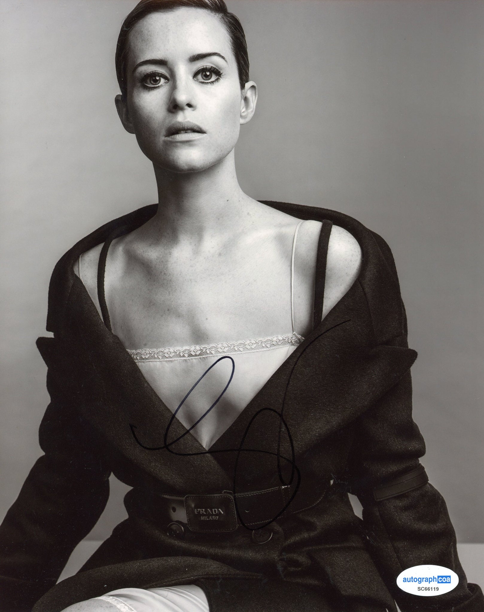 Claire Foy Sexy Signed Autograph 8x10 Photo ACOA