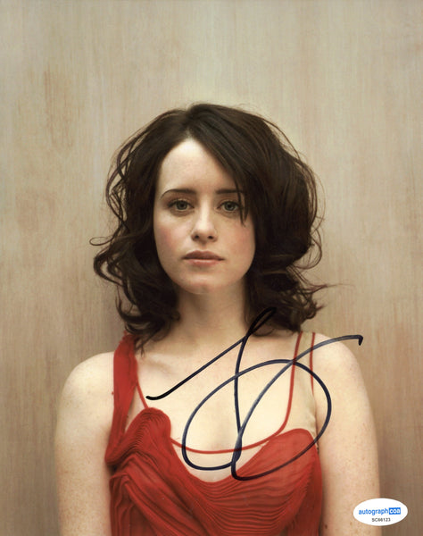 Claire Foy Sexy Signed Autograph 8x10 Photo ACOA