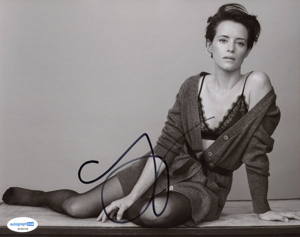 Claire Foy Sexy Signed Autograph 8x10 Photo ACOA