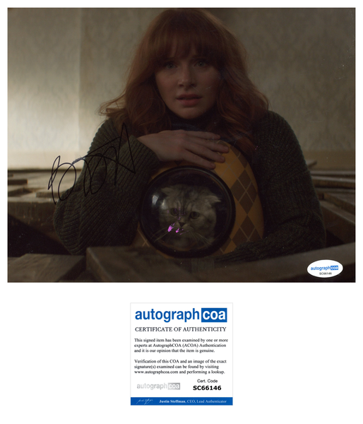 Bryce Dallas Howard Argylle Signed Autograph 8x10 Photo ACOA