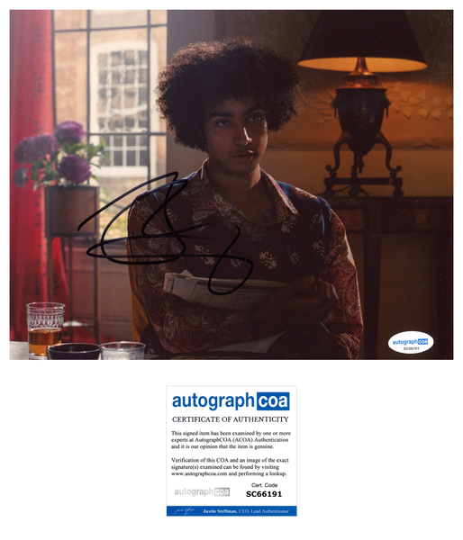 Archie Madekwe Saltburn Signed Autograph 8x10 Photo ACOA