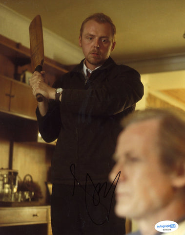 Simon Pegg Shaun of the Dead Signed Autograph 8x10 Photo ACOA