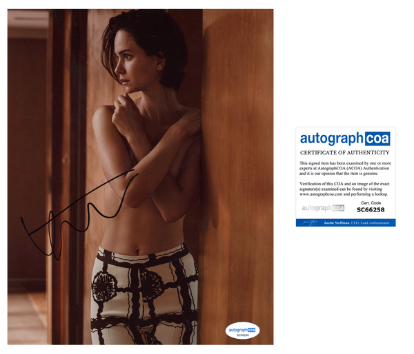 Katherine Waterston Sexy Signed Autograph 8x10 Ph50oto ACOA