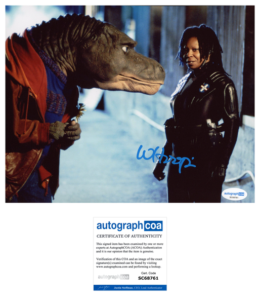 Whoopi Goldberg Theodore Rex Signed Autograph 8x10 Photo ACOA