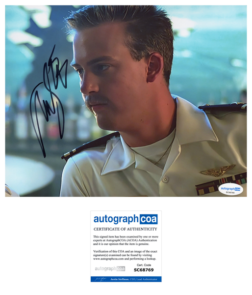 Anthony Edwards Top Gun Signed Autograph 8x10 Photo ACOA