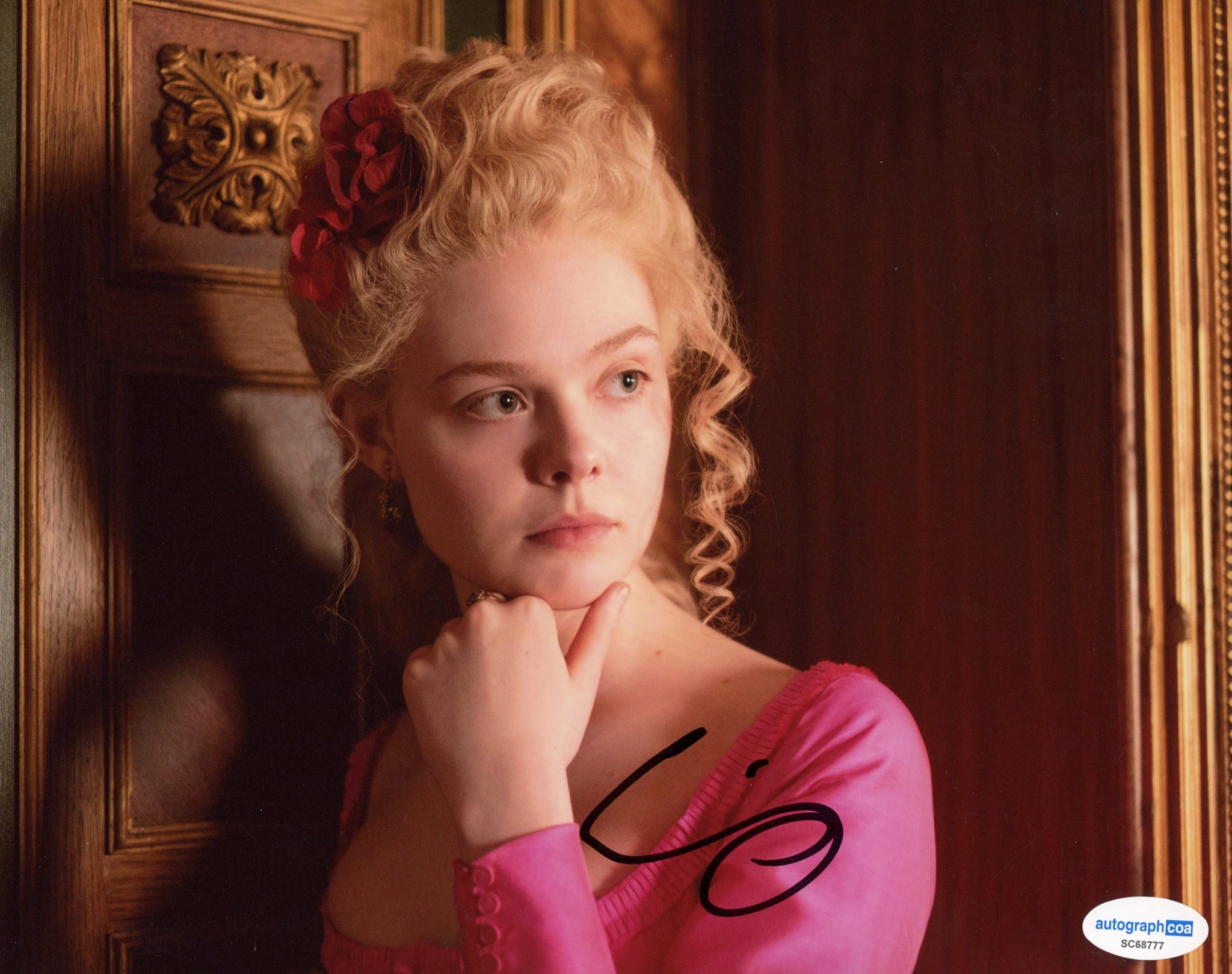 Elle Fanning The Great Signed Autograph 8x10 Photo ACOA