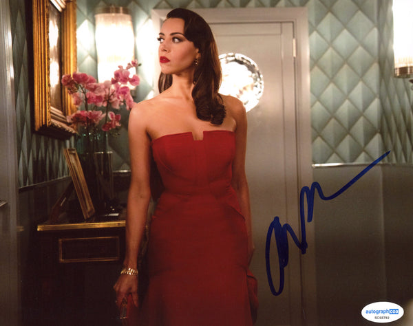 Aubrey Plaza Parks and Recreation Signed Autograph 8x10 Photo ACOA