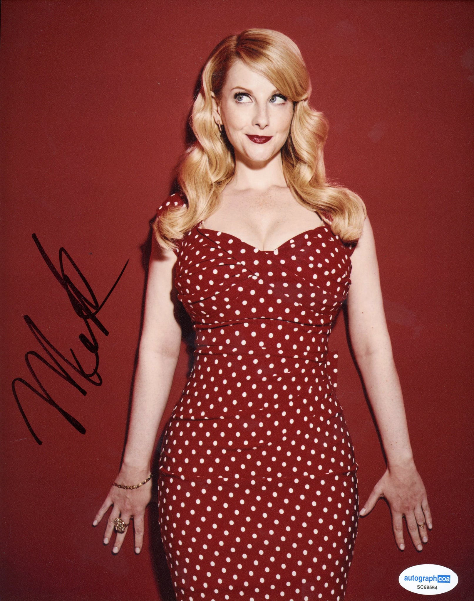 Melissa Rauch Big Bang Theory Signed Autograph 8x10 Photo ACOA