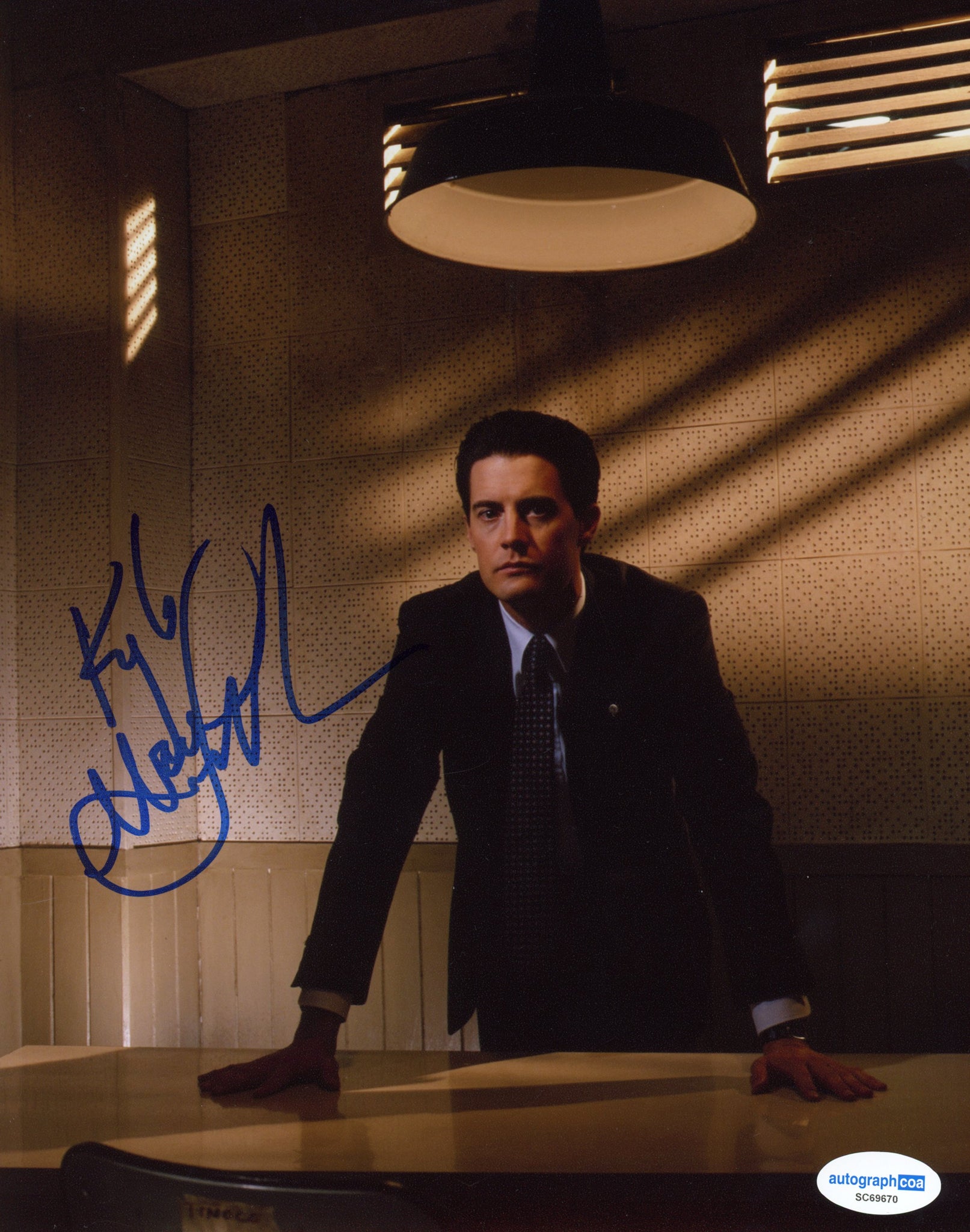 Kyle Maclachlan Twin Peaks Signed Autograph 8x10 Photo ACOA