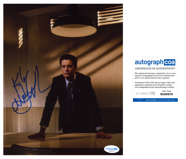 Kyle Maclachlan Twin Peaks Signed Autograph 8x10 Photo ACOA