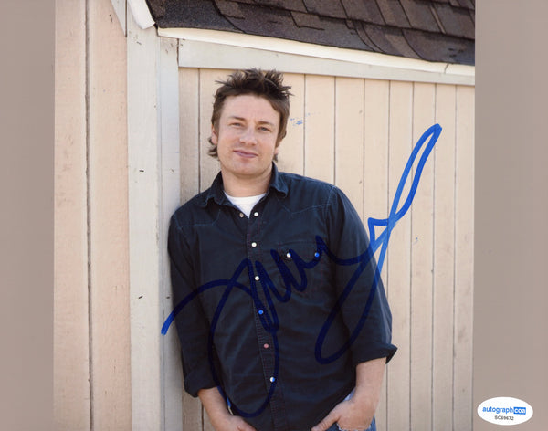 Chef Jamie Oliver Signed Autograph 8x10 Photo ACOA