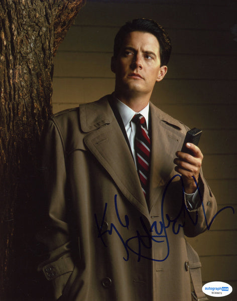 Kyle Maclachlan Twin Peaks Signed Autograph 8x10 Photo ACOA