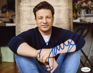 Chef Jamie Oliver Signed Autograph 8x10 Photo ACOA