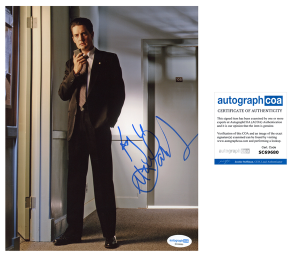 Kyle Maclachlan Twin Peaks Signed Autograph 8x10 Photo ACOA