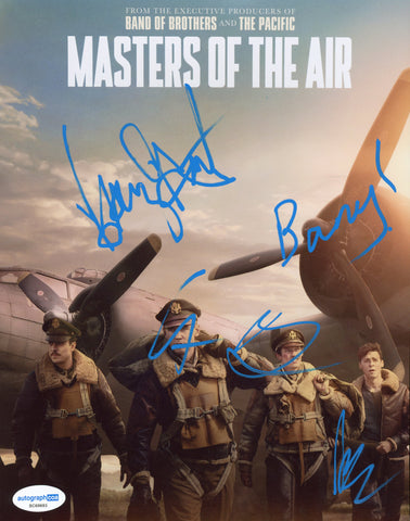 Callum Turner Anthony Boyle Masters of Air Signed Autograph 8x10 Photo ACOA