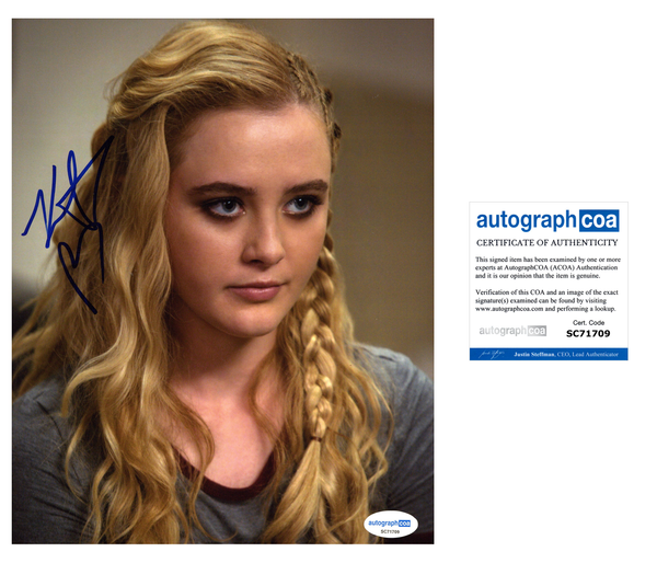 Kathryn Newton Supernatural Signed Autograph 8x10 Photo ACOA