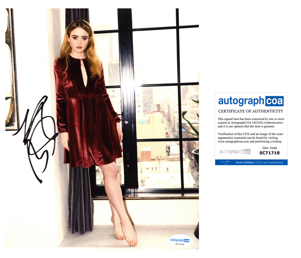 Kathryn Newton Sexy Signed Autograph 8x10 Photo ACOA