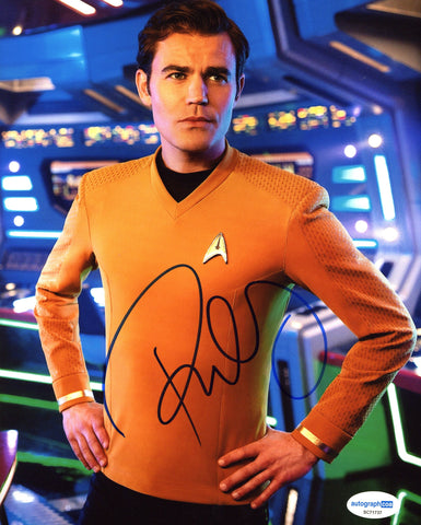 Paul Wesley Star Trek Signed Autograph 8x10 Photo ACOA