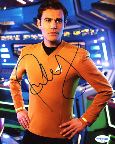 Paul Wesley Star Trek Signed Autograph 8x10 Photo ACOA