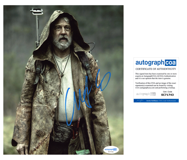 Anthony Edwards Walking Dead Signed Autograph 8x10 Photo ACOA